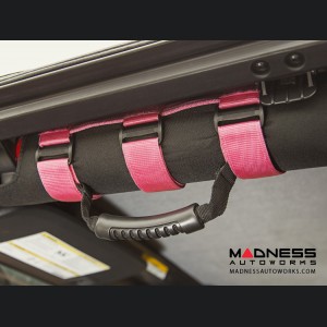 Jeep Wrangler TJ Ultimate Grab Handle Kit - Pink