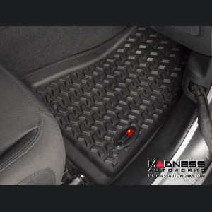 Jeep Wrangler JL Floor Liners - Black - Front & Rear - 2 Door