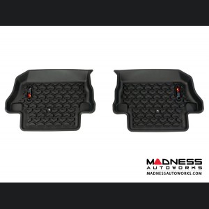 Jeep Wrangler JL Floor Liners - Black - Front & Rear - 2 Door