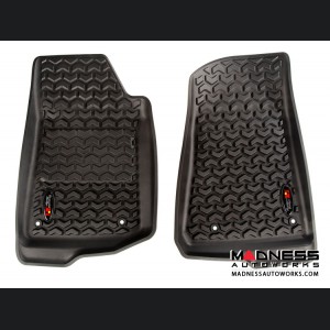 Jeep Wrangler JL Floor Liners - Black - Front & Rear - 2 Door