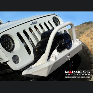 Jeep Wrangler JK Front Skinny Bumper w/ Tabs + Hoop by ATP