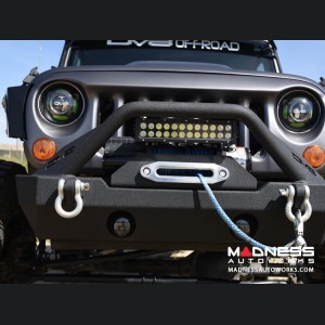 Jeep Wrangler JL Stubby Front Bumper - Mid Width - Steel - FS-15