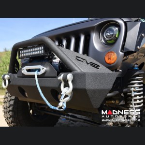 Jeep Wrangler JL Stubby Front Bumper - Mid Width - Steel - FS-15