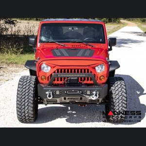 Jeep Wrangler JK Hood Louver - Powder Coated