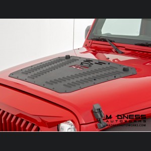 Jeep Wrangler JK Hood Louver - Powder Coated