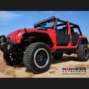 Jeep Wrangler JK Plated Rock Doors - Black Finish