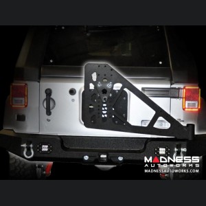 Jeep Wrangler JK Tire Carrier - Black - (ADD ON FOR RS-10 & 11) 