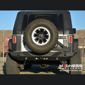 Jeep Wrangler JK Tire Carrier - Black - (ADD ON FOR RS-10 & 11) 