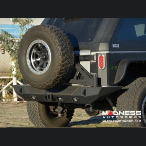 Jeep Wrangler JK Tire Carrier - Black - (ADD ON FOR RS-10 & 11) 