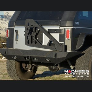 Jeep Wrangler JK Tire Carrier - Black - (ADD ON FOR RS-10 & 11) 