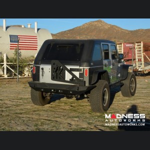 Jeep Wrangler JK Tire Carrier - Black - (ADD ON FOR RS-10 & 11) 