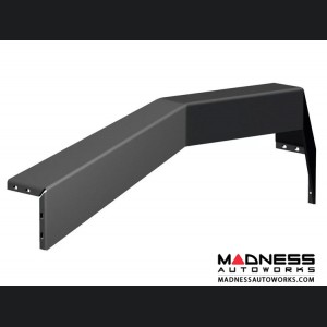 Jeep Wrangler JL Front Bumper Angular Brush Guard - Carbide Black Powder Coat