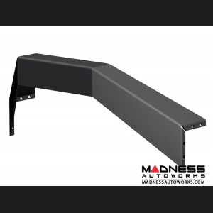 Jeep Wrangler JL Front Bumper Angular Brush Guard - Carbide Black Powder Coat