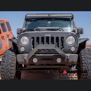 Jeep Wrangler JL Front Stubby Bumper w/ Brush Guard