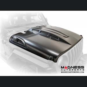 Jeep Wrangler JL Heat Dispersion Hood - Steel