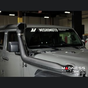 Jeep Wrangler JL Snorkel - Mishimoto Borne Off-Road - Wrinkle Red