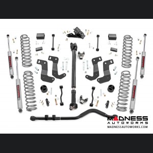 Jeep Wrangler JL Suspension Lift Kit w/Coil Springs & Control Arm Drop Bracket - Stage 2 - 3.5" Lift