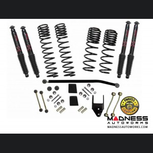 Jeep Wrangler JL Rubicon 4WD Dual Rate-Long Travel Lift Kit System w/Black MAX Shocks  - 3.5-4 in - 4 Door