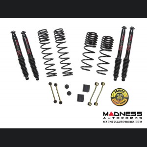 Jeep Wrangler JL Dual Rate-Long Travel Lift Kit w/ Black MAX Shocks - 2 / 2.5" - 2-Door - 4WD