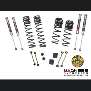 Jeep Wrangler JL Lift Kit w/ Black M95 Shocks -  2 - 2.5" - 2-Door Rubicon - 4WD