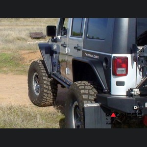 Jeep Wrangler JK Overline Rear Flare Mounting Exoskin - Pair - 4 Door 