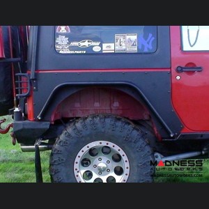 Jeep Wrangler JK Overline Hi-Clearance Dovetailed & Removable Rear Flare - Standard Edition - Pair 