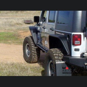 Jeep Wrangler JK Overline Hi-Clearance Dovetailed & Removable Rear Flare - Standard Edition - Pair 