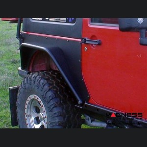 Jeep Wrangler JK Overline Hi-Clearance Dovetailed & Removable Rear Flare - Standard Edition - Pair 