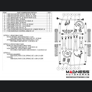 Jeep Wrangler JK Game-Changer Suspension 4.5" - Hi-Steer - RockSport Edition 