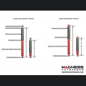 Jeep Wrangler JK Game-Changer Suspension 5.5" Bolt-On - Hi Steer - RockSport L/T Edition