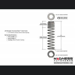 Jeep Wrangler JK True Dual-Rate Lift Kit - 2.5" 