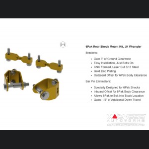 Jeep Wrangler JK 6Pak Long Travel Upgrade Kit - 3.5"