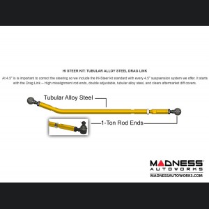 Jeep Wrangler JK Game-Changer Suspension - 2.5"/3.5" - Fox Edition 