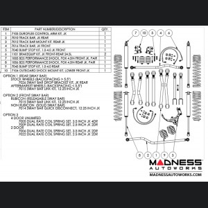 Jeep Wrangler JK Game-Changer Suspension - 2.5"/3.5" - Fox Edition 