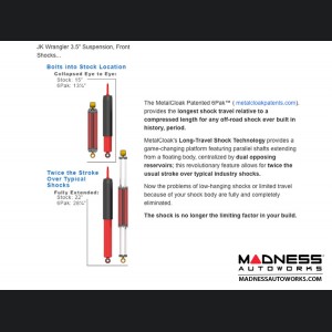 Jeep Wrangler JK 6Pak Shock Upgrade System 