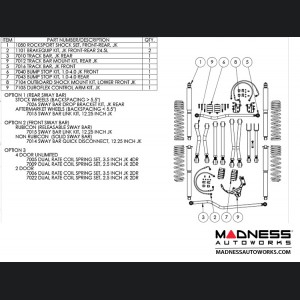 Jeep Wrangler JK Game-Changer Suspension 2.5"/3.5" - RockSport Edition