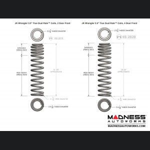 Jeep Wrangler JK 4-Link Long Arm Compound Suspension System - 4.5"/5.5" - No Shock Edition 