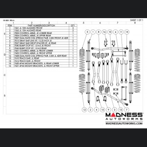 Jeep Wrangler JL Suspension Kit  - Game Changer - 3.5" - 6Pak Edition 