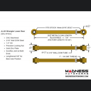 Jeep Wrangler JL Suspension Kit  - Game Changer - 3.5" - 6Pak Edition 