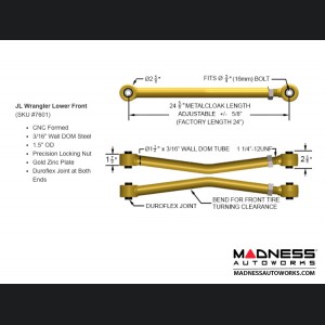 Jeep Wrangler JL Suspension Kit - Game Changer - 3.5" - RockSport Red Edition Shocks