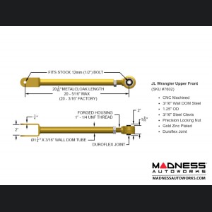 Jeep Wrangler JL Suspension Kit - Game Changer - 3.5" - RockSport Red Edition Shocks