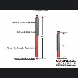 Jeep Wrangler JL Dual-Rate Lift Kit  - 2.5"/3.5" - RockSport Edition 