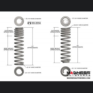 Jeep Wrangler JL True Dual-Rate Lift Kit  - 2.5"/3.5" - No Shock Edition