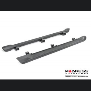 Jeep Wrangler JL Side Steps - Molded Black Plastic - 4 Door 