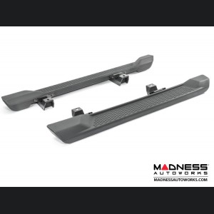 Jeep Wrangler JL Side Steps - Molded Black Plastic - 2 Door 