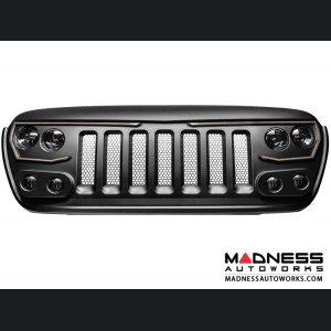 Jeep Wrangler JL Vector Series - Full LED Grille - Black