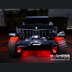 Jeep Wrangler JL Vector Series - Full LED Grille - Ocean Blue Metallic