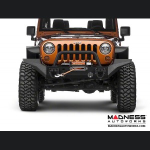 Jeep Wrangler JK XHD Bumper Kit/High Clearance Ends w/ Overrider Hoop - Front