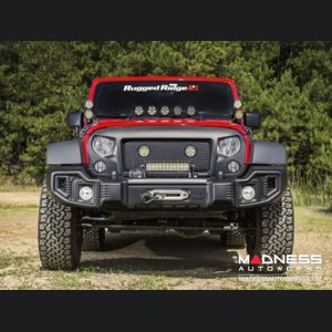 Jeep Wrangler JK Spartacus Bumper - Front - Black