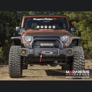 Jeep Wrangler JK/JKU Spartacus Stubby Bumper - Black